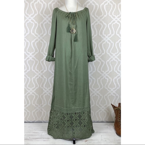 Greta Natural Fibers Flax Lagenlook Maxi - Picture 8 of 8